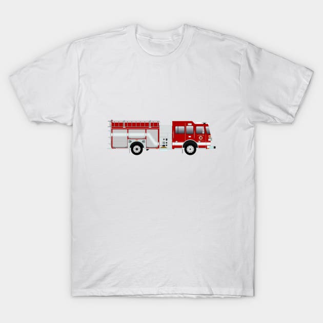 Karns Tennessee Fire Pumper T-Shirt by BassFishin